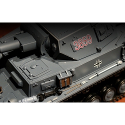 Czołg zdalnie sterowany ASG 1:16 German Panzer IV F-2 RTR 2.4Ghz - Heng Long 3859-1U